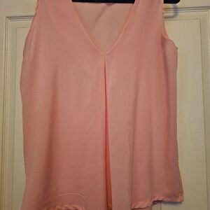 Elegant Pink Sleeveless Top